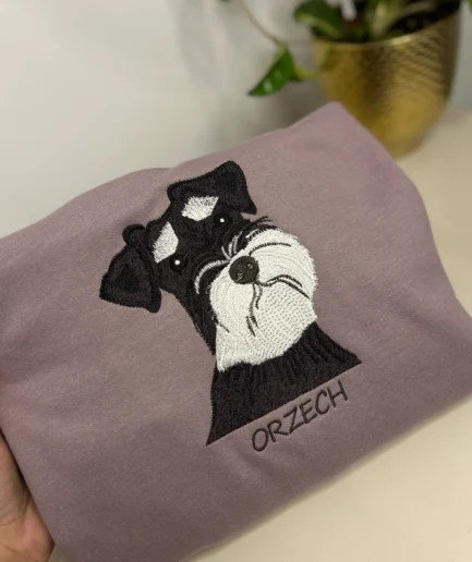 Bluza bez kaptura z haftem Twojego zwierzaka