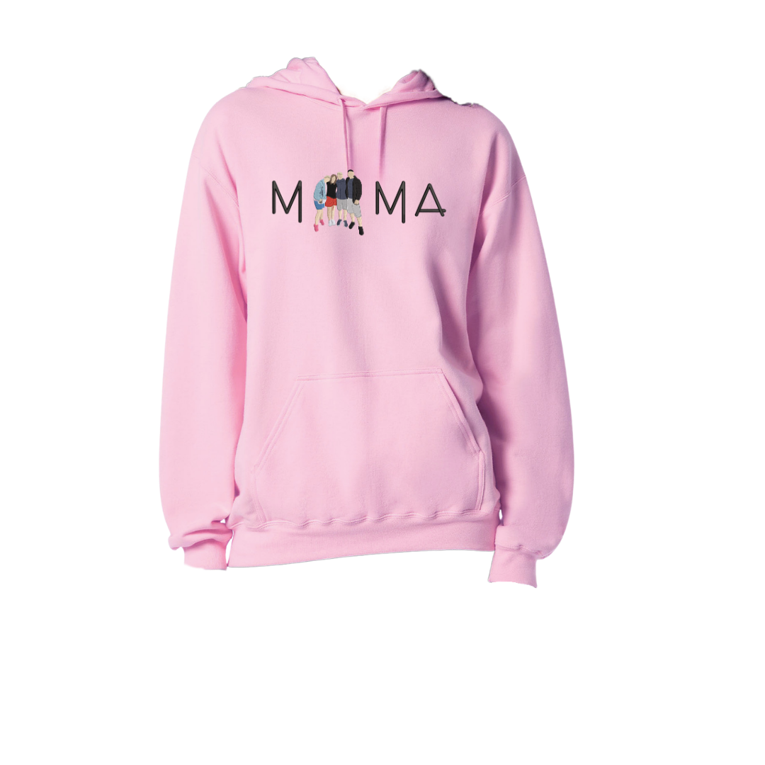 Bluza z kapturem MAMA + zdjęcie