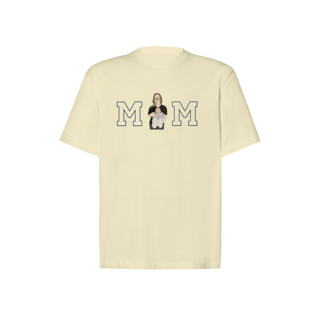T-shirt oversize MOM +zdjęcie