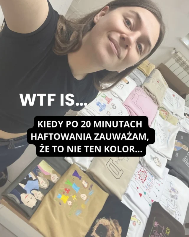 A mimo wszystko, nie zamieniłabym tej pracy na żadną inną 🤍Tulipanka Haft / Tulipanka store / haft komputerowy
To u nas zamówisz personalizowaną odzież ✨